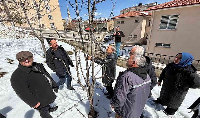 Refahiye'de budama eğitimi