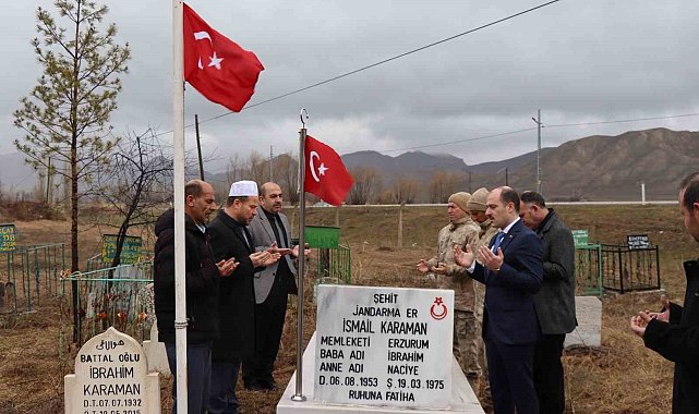 Şehit İsmail Karaman mezarı başında anıldı