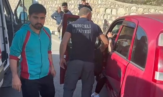 Tunceli'de trafik kazası: 3 yaralı