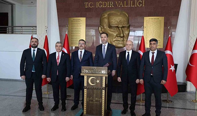 Türkiye ve Azerbaycan Enerji Bakanları Iğdır'da