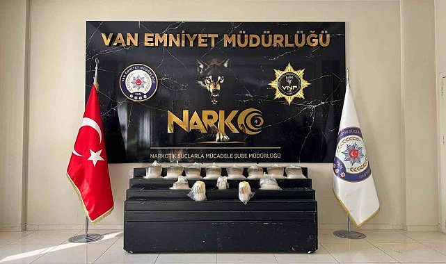 Van'da 36 kilo 300 gram likit metamfetamin ele geçirildi