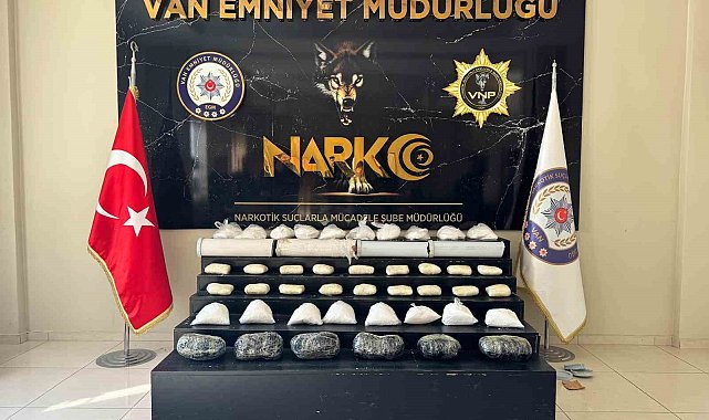 Van'da 49 kilo metamfetamin ele geçirildi