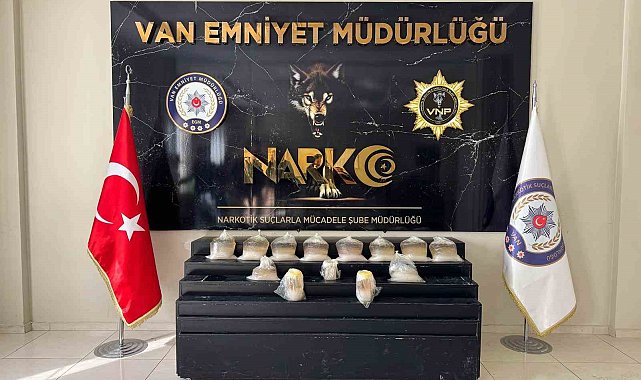 Van'da 50 kilo metamfetamin ele geçirildi