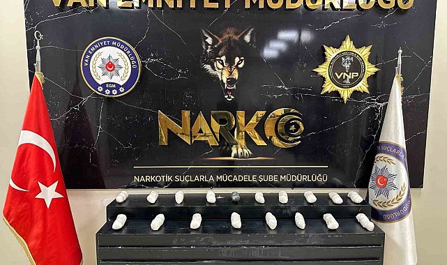 Van'da 8 kilo 700 gram metamfetamin ele geçirildi