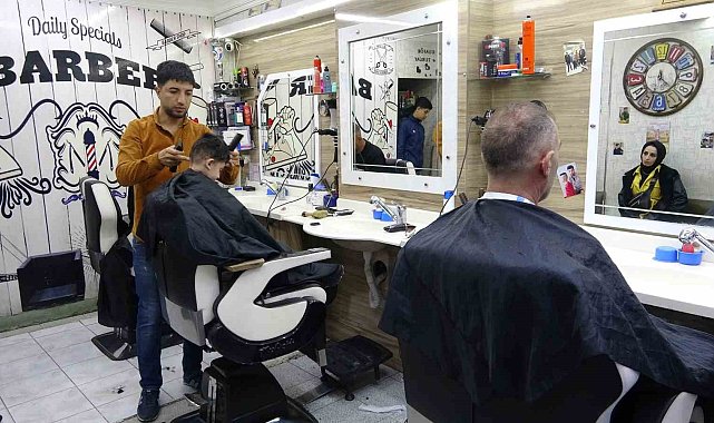 Van'da berberlerden 'bayram tıraşı' uyarısı