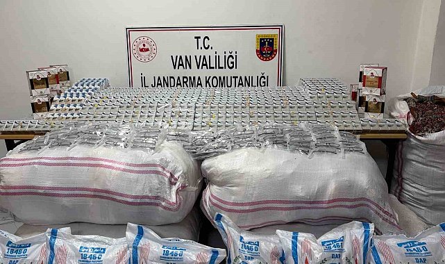 Van'da gümrük kaçağı malzemeler ele geçirildi