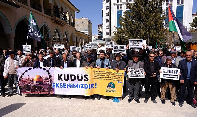 Van'da "Dünya Kudüs Günü"nde basın açıklaması düzenlendi