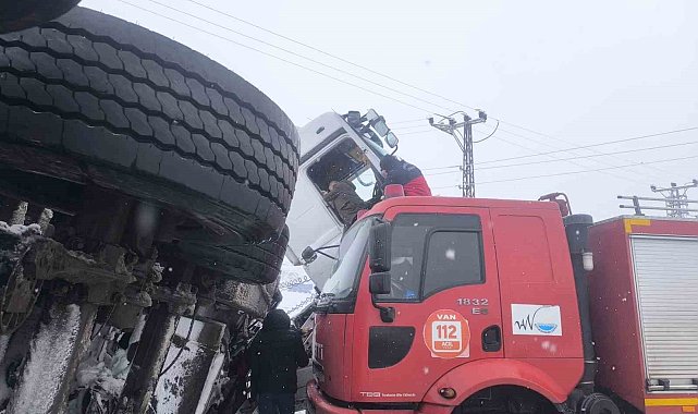 Van'ın Erciş ilesinde trafik kazası: 1 yaralı