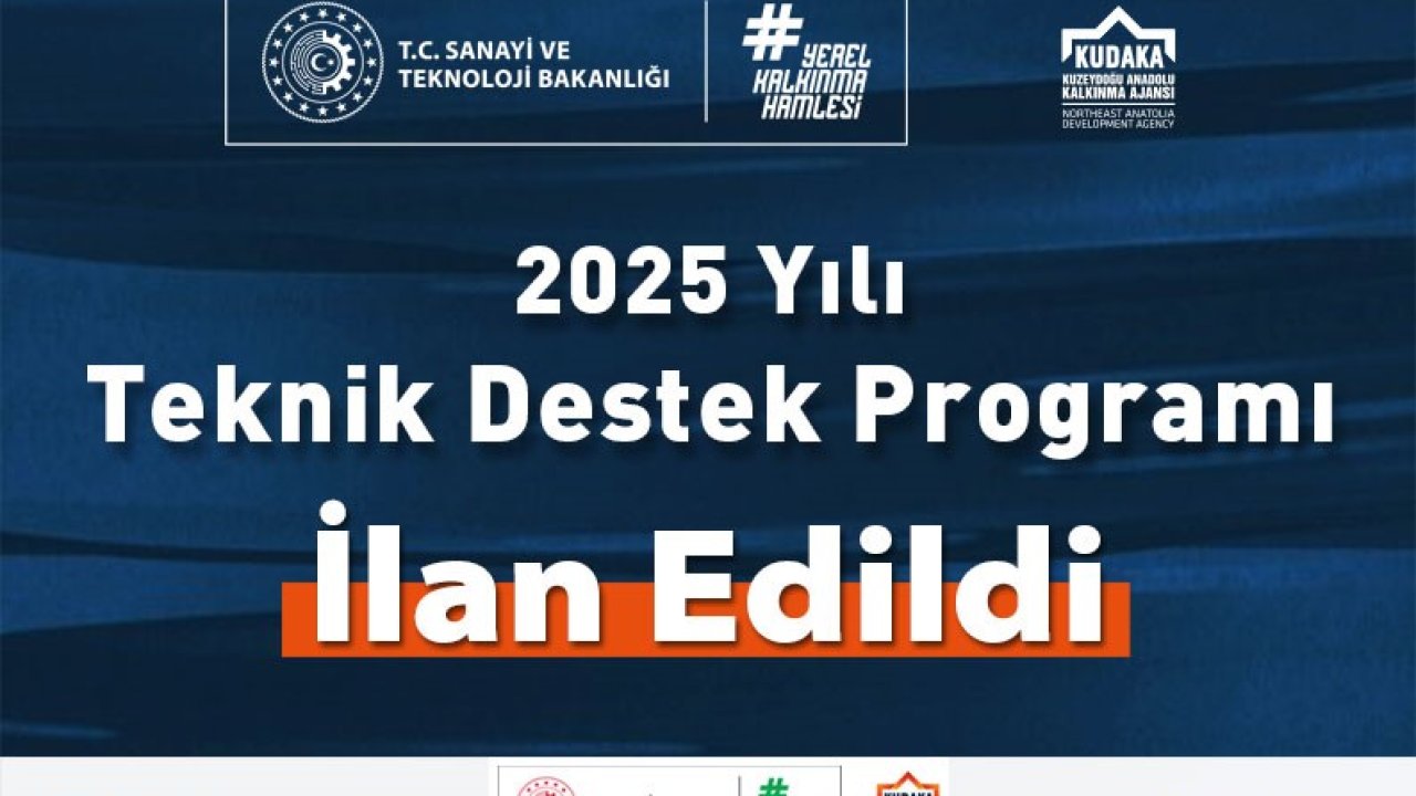 2025 yılı teknik destek programının öncelikleri açıklandı