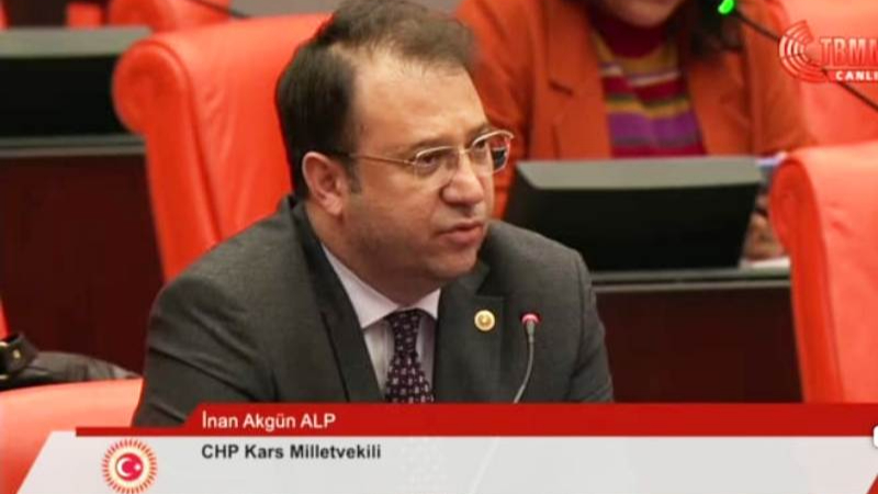 Alp: Zirai dondan zarar gören çiftçilerin borçları faizsiz olarak ertelensin!