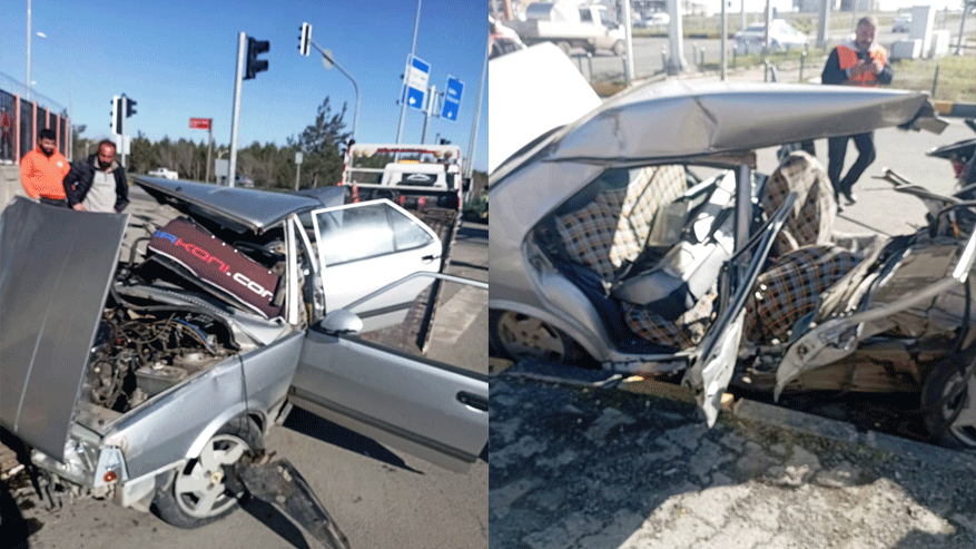 Kars’ta trafik kazası: 2'si polis 6 kişi yaralandı