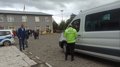 Kars’ta öğrenci servislerine yönelik denetimler sürüyor