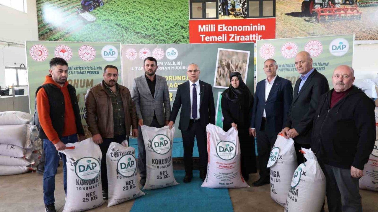 Ağrı’da tarım ve hayvancılığa 120 tonluk güç
