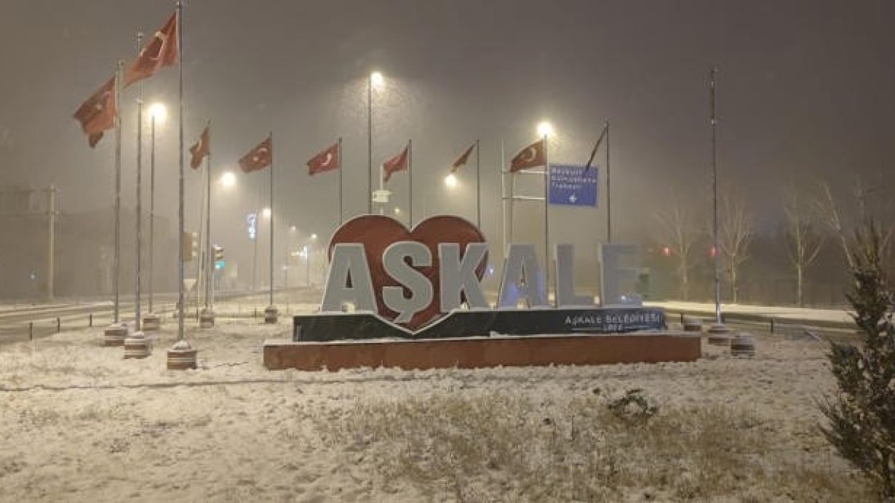 Aşkale’de bir günde 4 mevsim