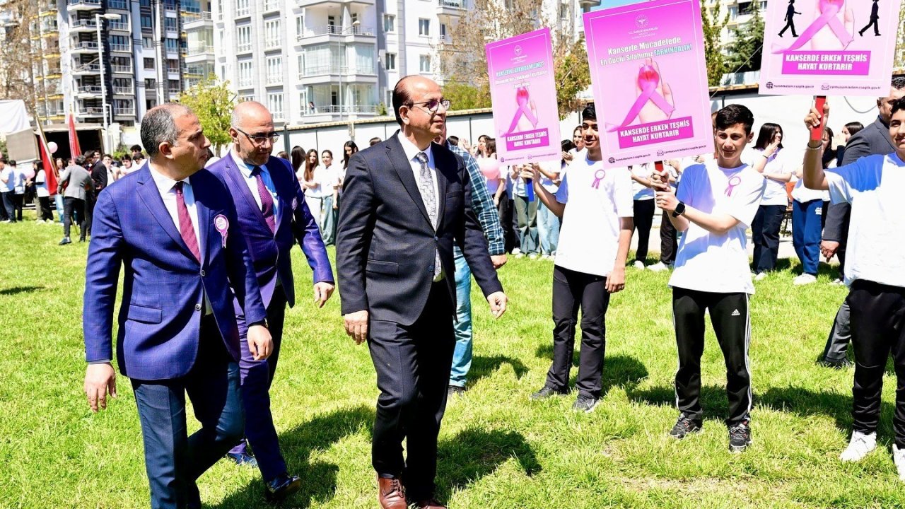 Başkan Geçit, " Kanserle mücadelede erken teşhis hayat kurtarır"
