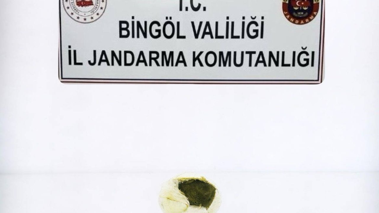 Bingöl’de jandarmadan uyuşturucu operasyonu