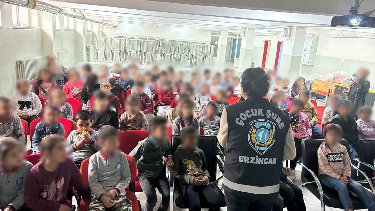 Çocuklara suçtan korunma eğitimi verildi