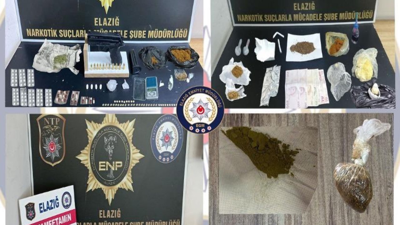 Elazığ’da uyuşturucu operasyonu: 12 tutuklama