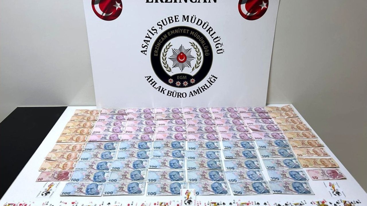 Erzincan’da kumar oynayan 13 kişiye 120 bin 211 TL ceza
