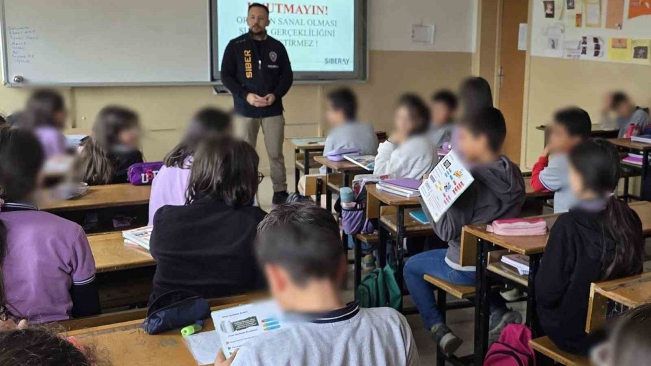 Erzincan’da öğrencilere siber güvenlik eğitimi