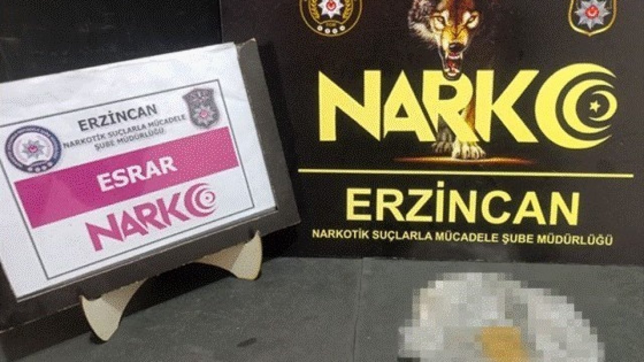 Erzincan’da uyuşturucu ticareti yapan 9 kişi yakalandı