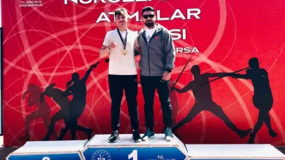 Erzincanlı sporcular cirit ve gülle atmada derece elde etti