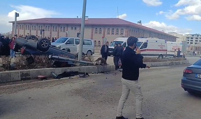 Erzurum'da trafik kazası: 1 yaralı