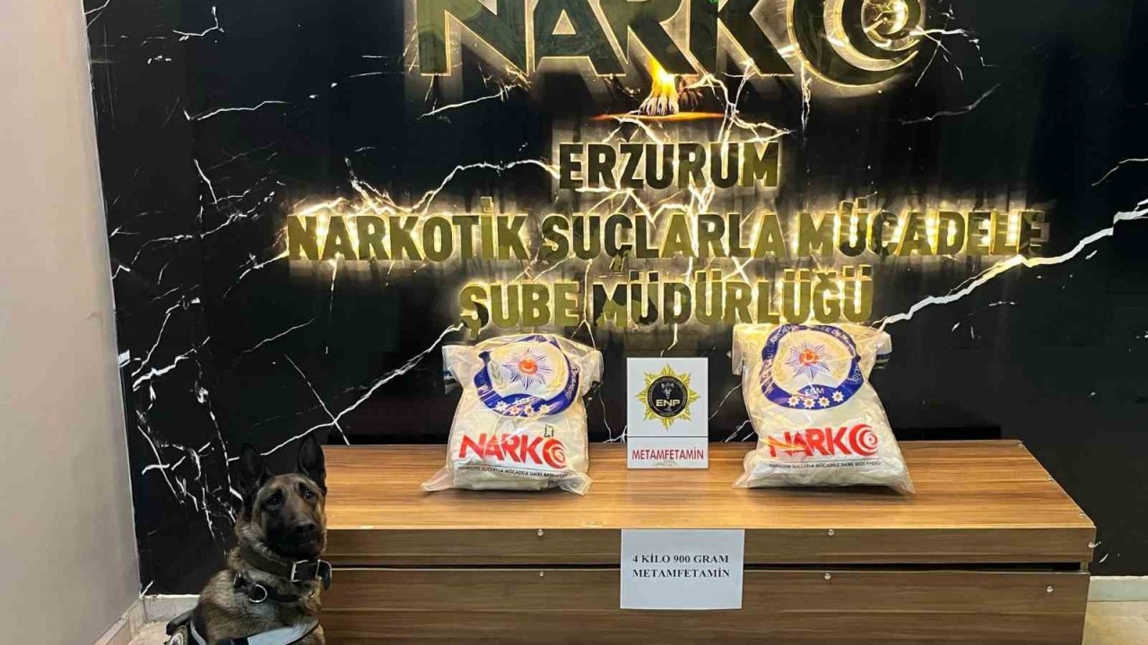 Erzurum’da uyuşturucu operasyonu