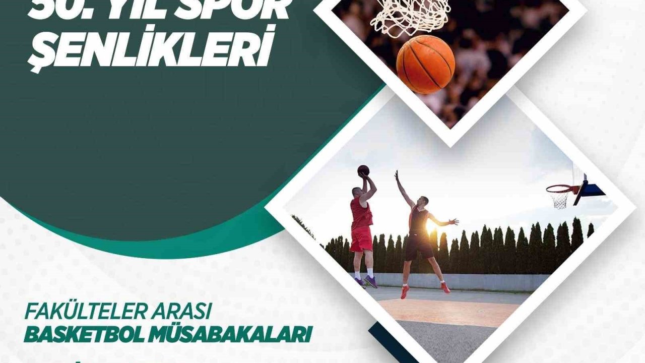 FÜ’de 50. yıl coşkusu spor şenlikleriyle sürüyor