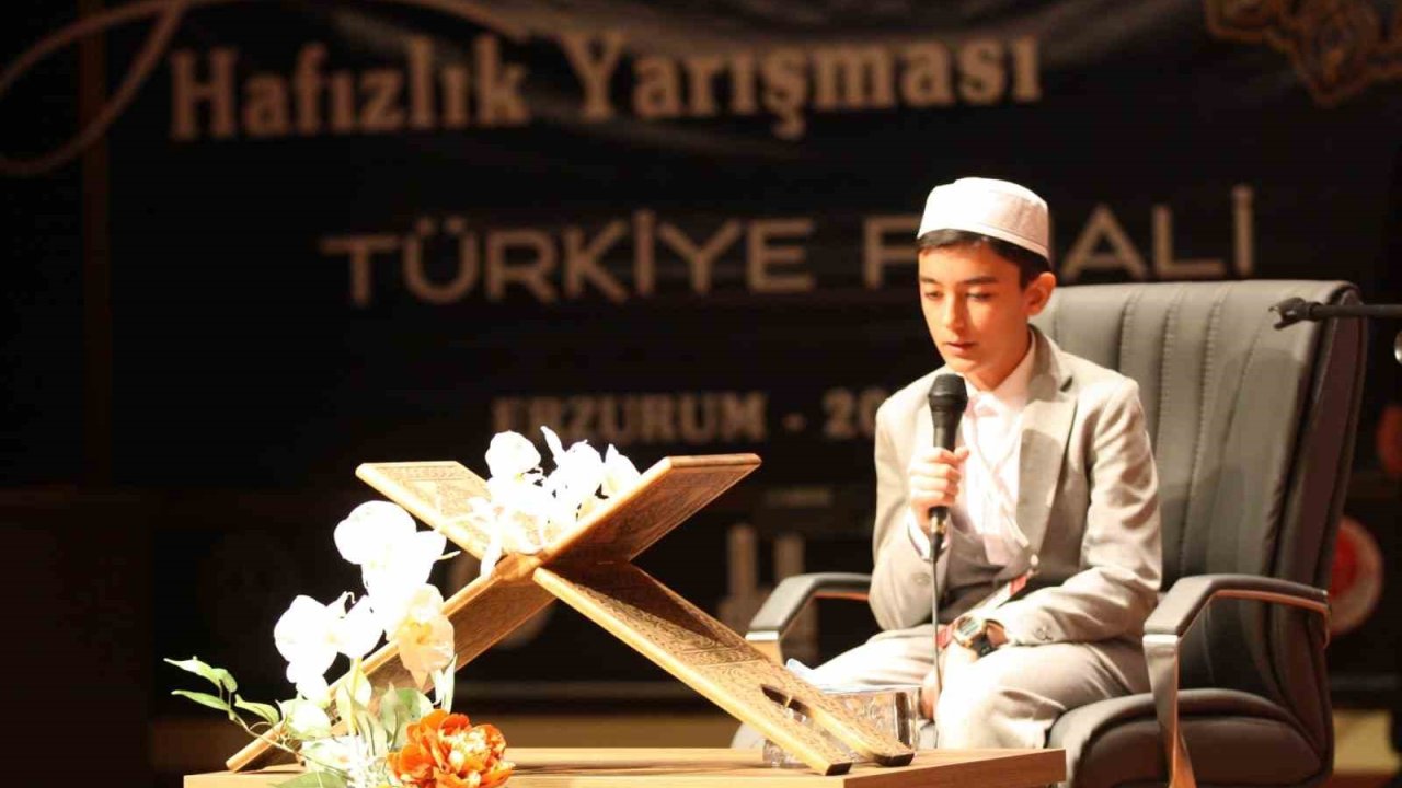 Hafızlık yarışması Türkiye finali Erzurum’da yapıldı