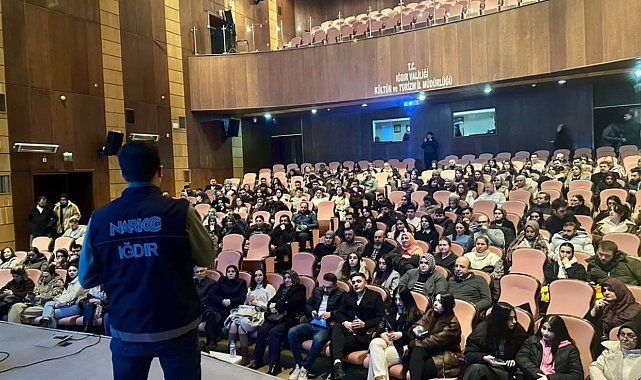 Iğdır'daki eğitim kurumlarında uyuşturucu ile mücadele eğitimi