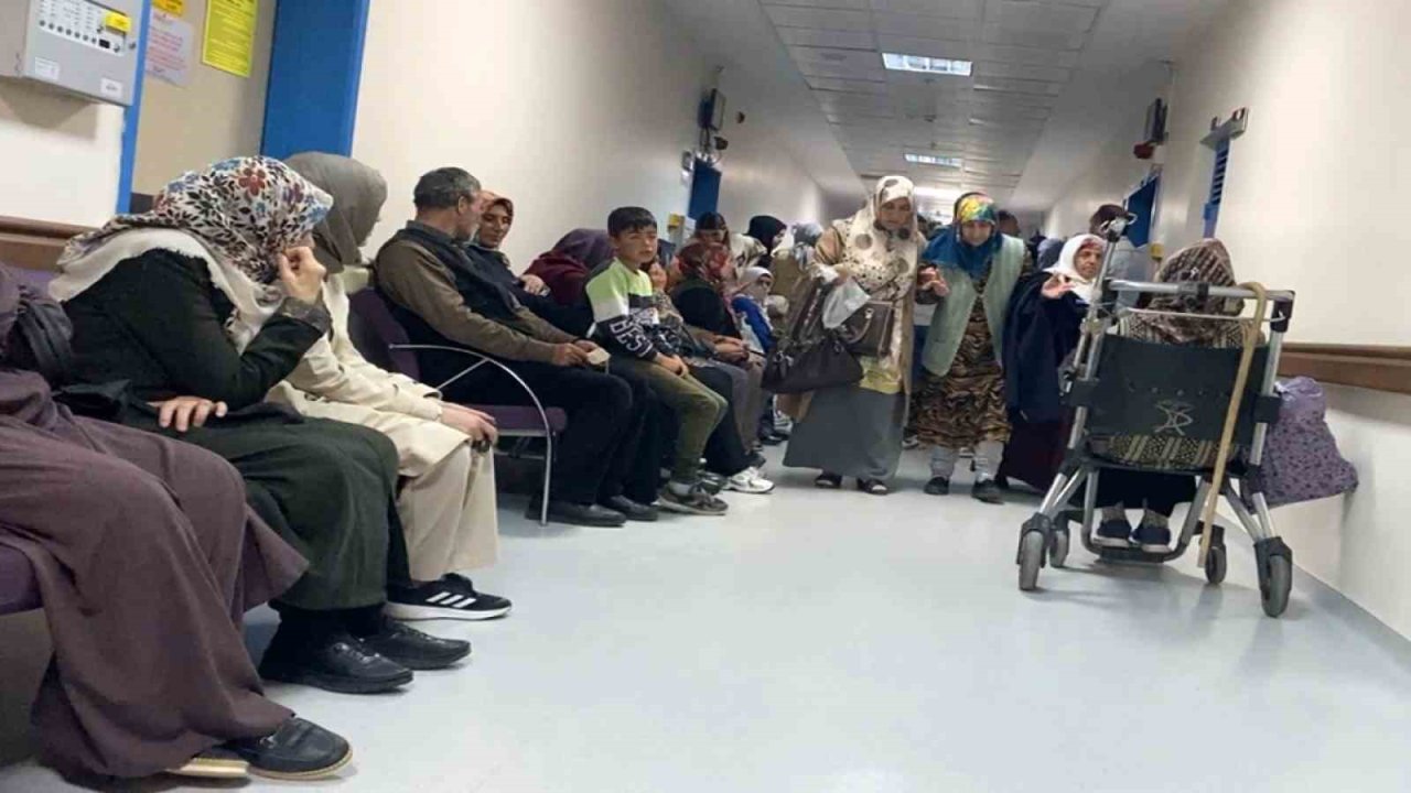 Hastanede sıra yoğunluğu tartışması