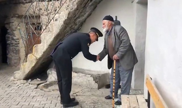 Jandarmadan saygı ve vefa ziyaretleri