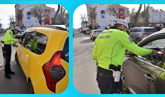 Kars'ta asayiş ve trafik uygulamaları sürüyor