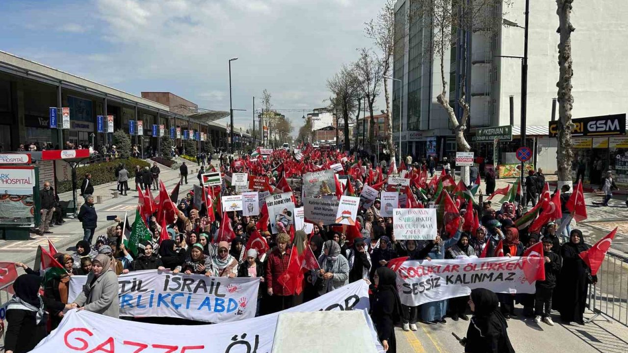 Malatya’da İsrail’in Gazze saldırıları protesto edildi