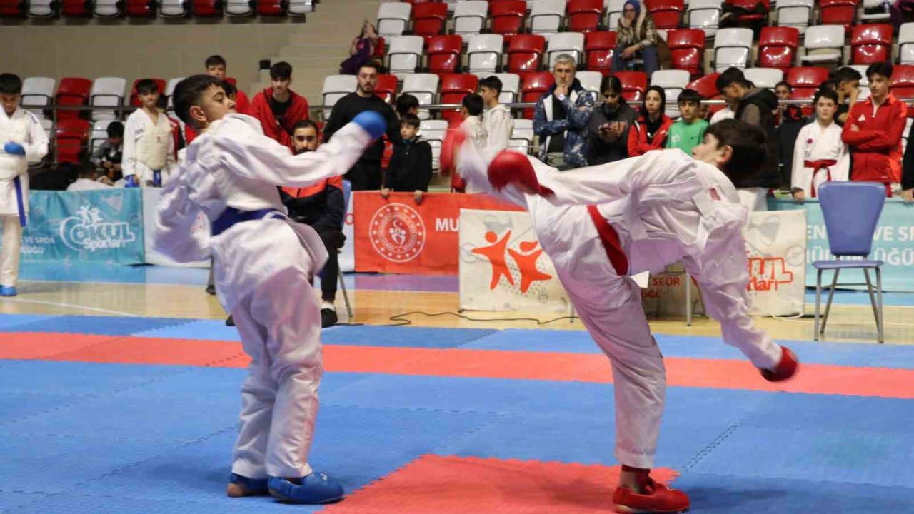 Muş’ta karate grup birinciliği müsabakaları başladı