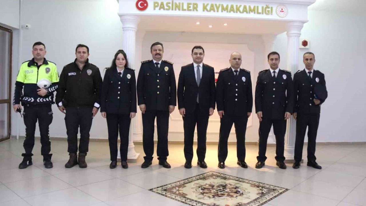 Pasinler Emniyeti’nden Kaymakam Temel’e ziyaret