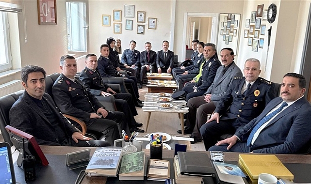 Sarıkamış'ta bayramlaşma töreni düzenlendi