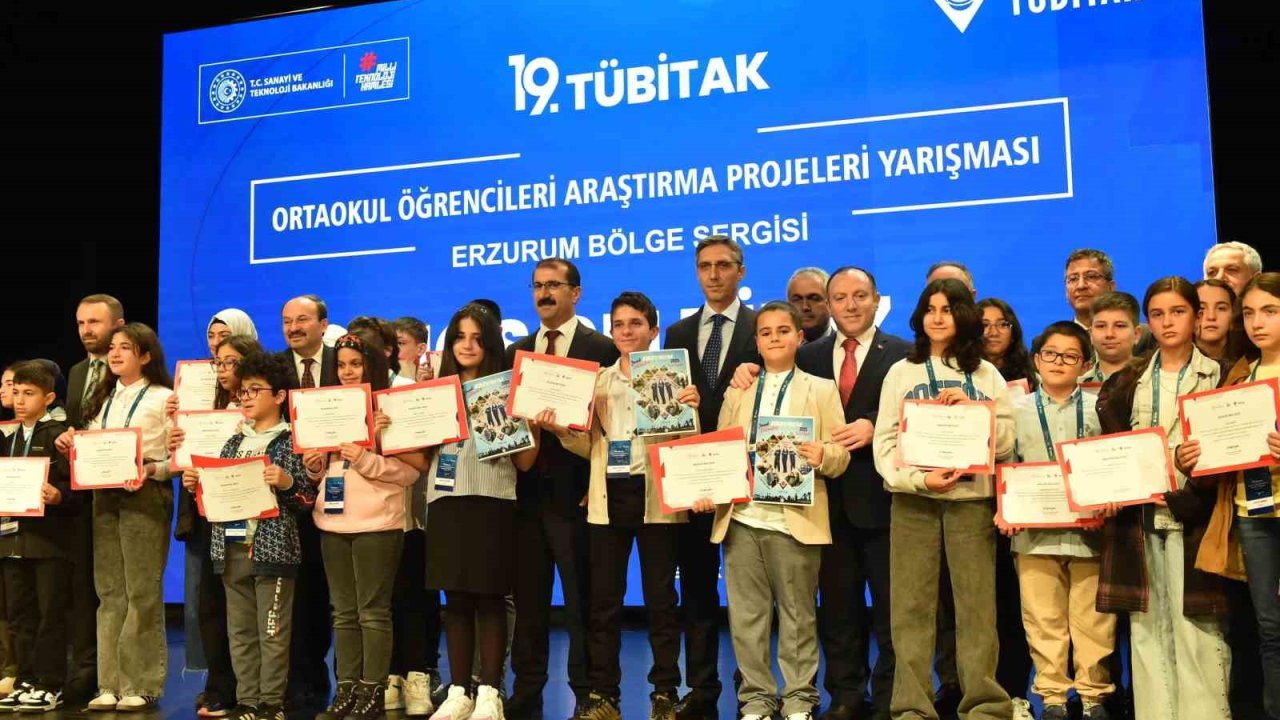 TÜBİTAK bölge finalinde Erzurum rüzgârı
