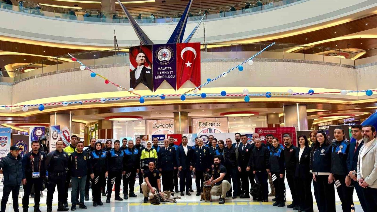 Türk Polis Teşkilatı’nın 180. yılı MalatyaPark AVM’de kutlandı