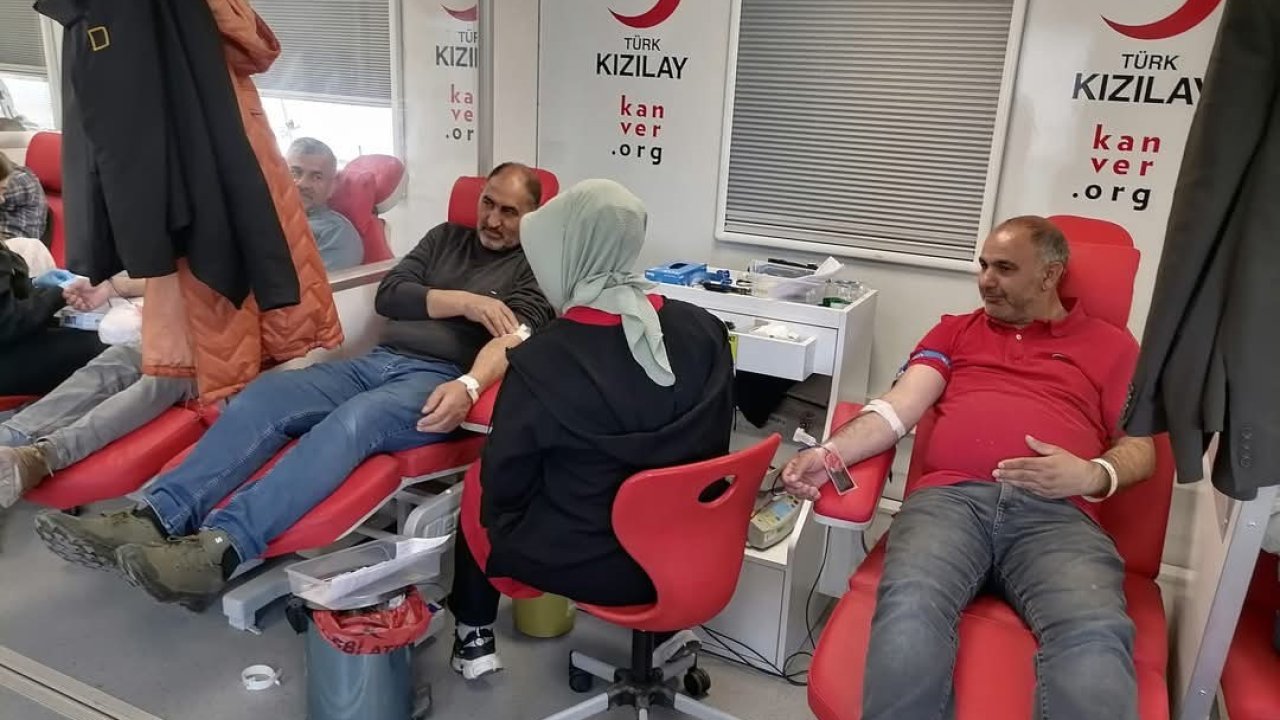 Tutak’ta kan bağışı kampanyası düzenlendi