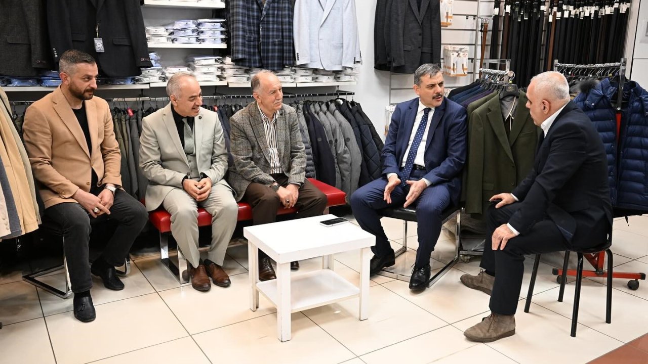 Vali Çiftçi, esnafı ziyaret etti