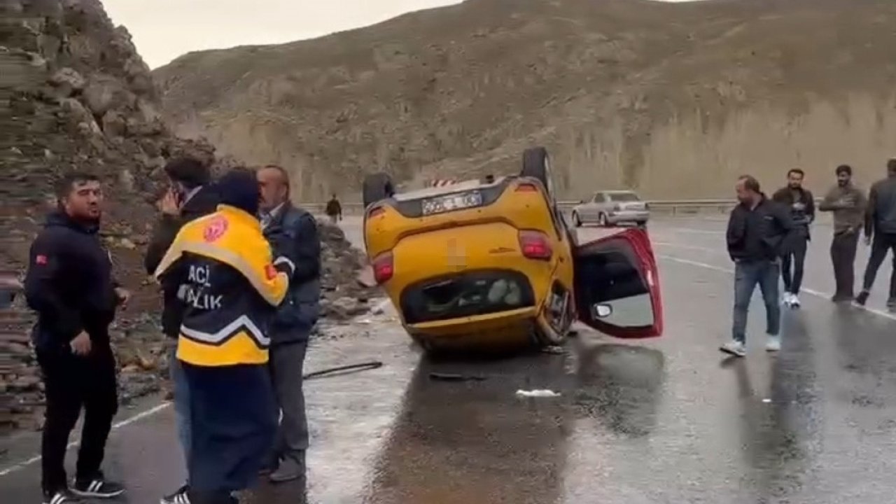 Van-Hakkari karayolunda trafik kazası: 2 yaralı