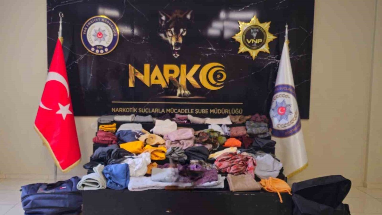 Van’da pes dedirten uyuşturucu kaçakçılığı yöntemi