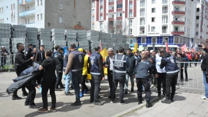 Kars’ta 1 Mayıs yürüyüşünde arbede