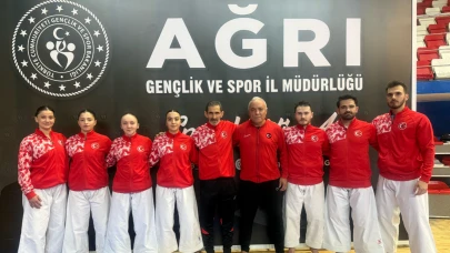 Milli takım sporcuları Ağrı’da çalışmalarını sürdürüyor