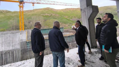 Bölge Müdürü Kotan, Kars atık su toplama ve arıtma inşaatını inceledi