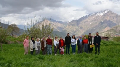 Kadın üreticilere safran yetiştiriciliği eğitimi verildi