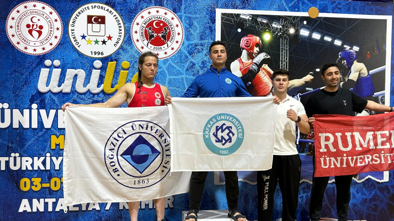 KAÜ’lü öğrenciler Muay Thai Şampiyonasında gururlandırdı