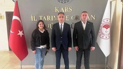 Başkan Müçük, Tarım il Müdürü Enver Aydın’ı ziyaret etti